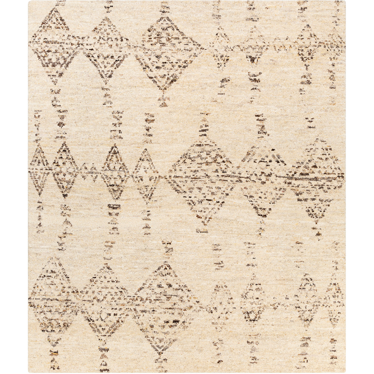 Surya PAP1001-81012 Pampa 144 X 106 inch Cream Rug in 9 X 12, Rectangle