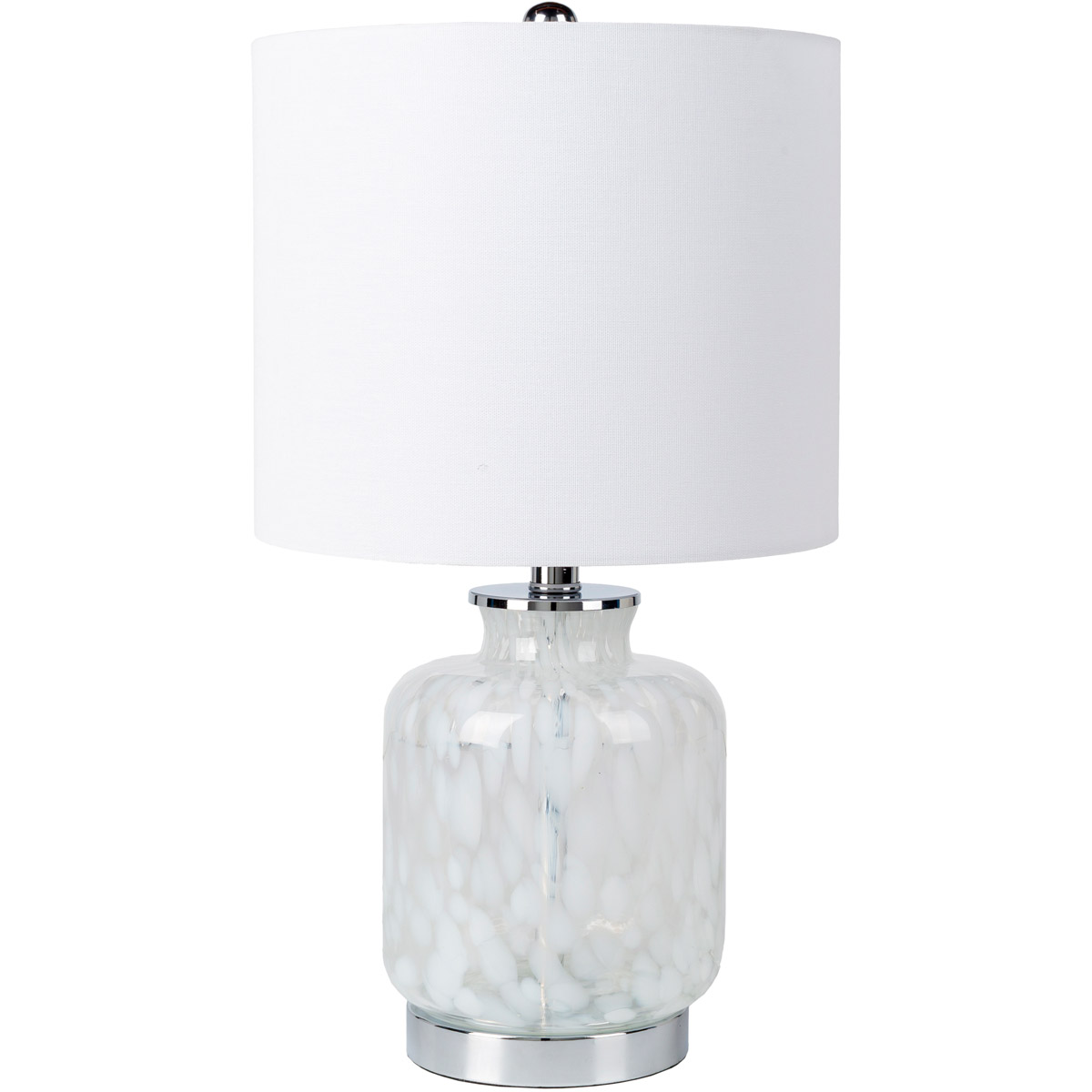 Surya PCN-001 Picton 22 inch 100 watt Silver Table Lamp Portable Light