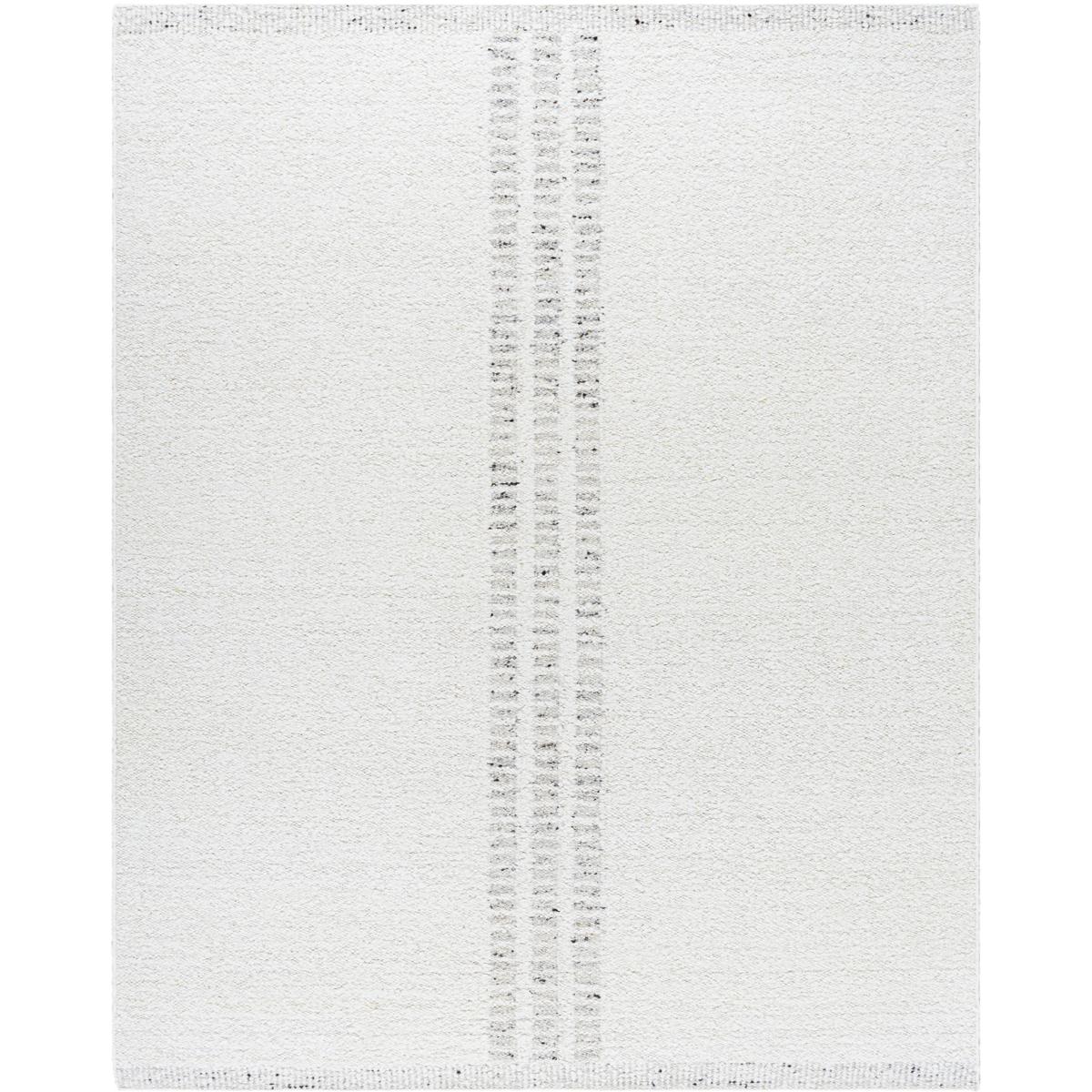 Surya PEU2300-69 Peru 108 X 72 inch Off-White / Light Silver Handmade Rug in 6 x 9