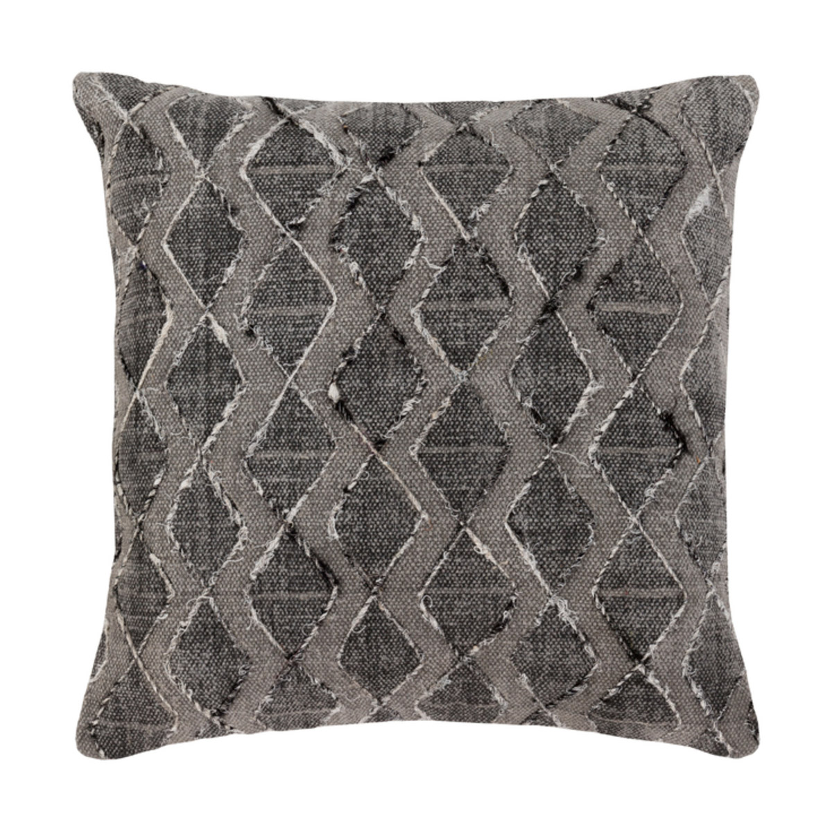 Surya PEY002-2020P Peya 20 X 20 inch Black/Medium Gray/White Pillow Kit