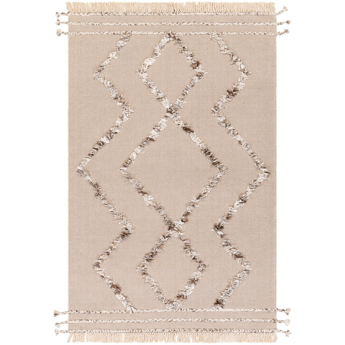 Surya PLA2304-810 Palo Alto 120 X 96 inch Taupe/Camel/Dark Brown/White/Beige Rugs, Rectangle