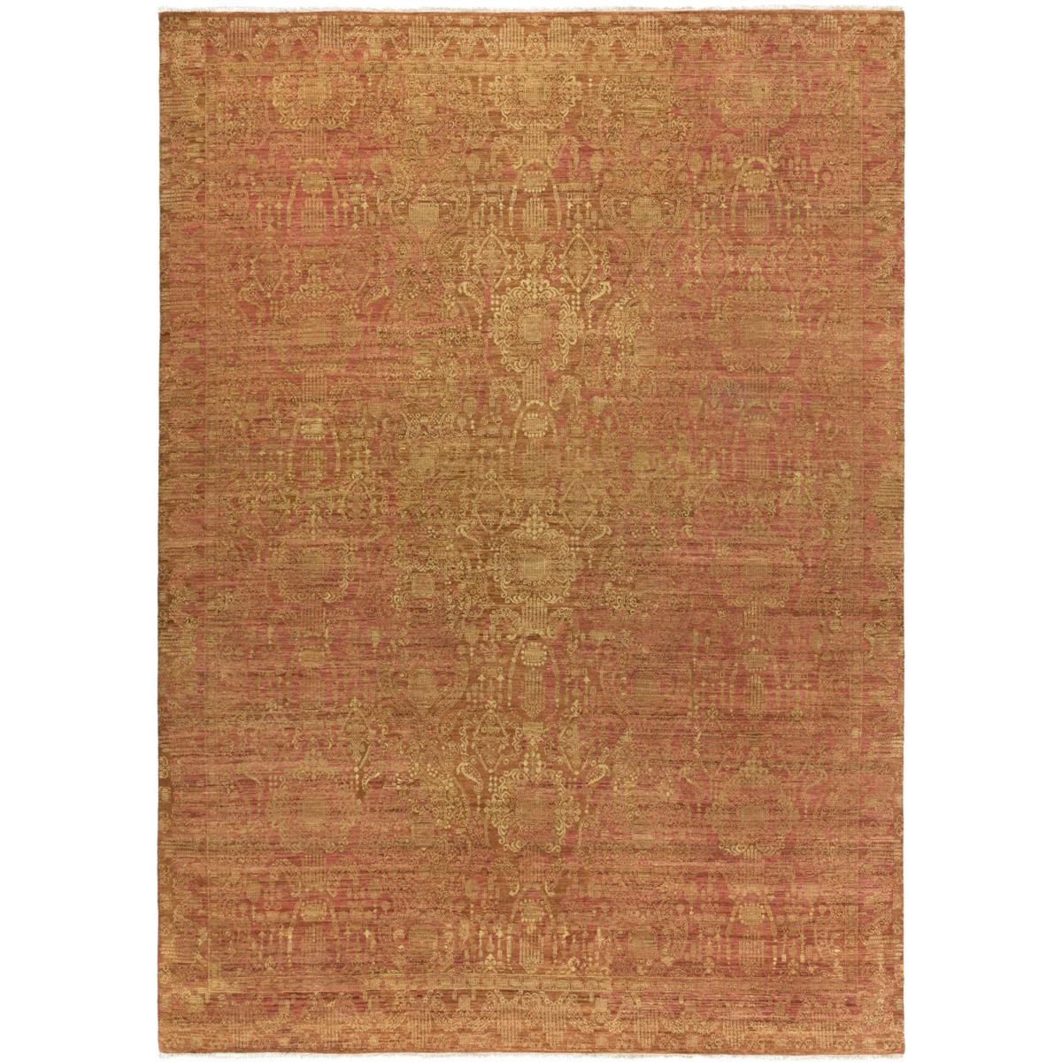 Surya PLC1002-810 Palace 120 X 96 inch Tan / Rust Handmade Rug