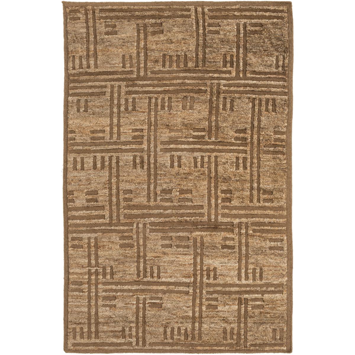 Surya PPY4900-23 Papyrus 36 X 24 inch Dark Brown, Camel Rug