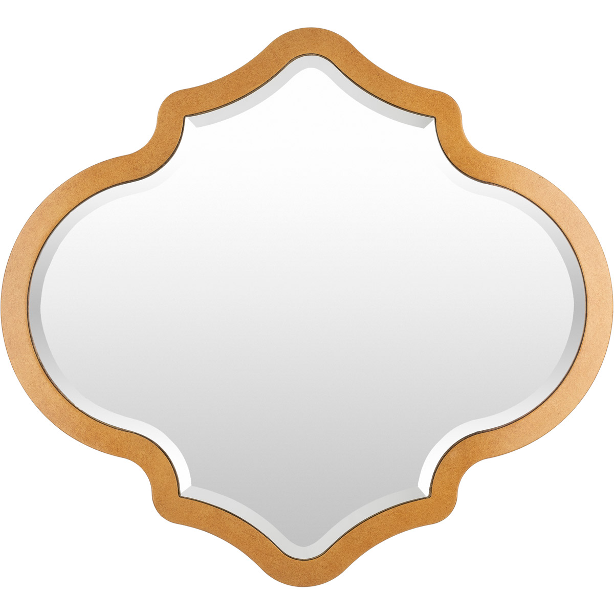 Surya QFL001-2628 Quatrefoil 28 X 25.6 inch Light Grey Mirror, Medium