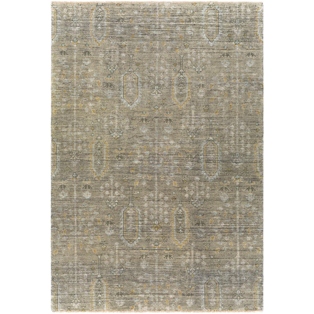 Surya REG2302-2610 Reign 120 X 30 inch Sage / Brown / Pale Blue / Light Olive / Light Beige / Black Handmade Rug in 2.5 X 10