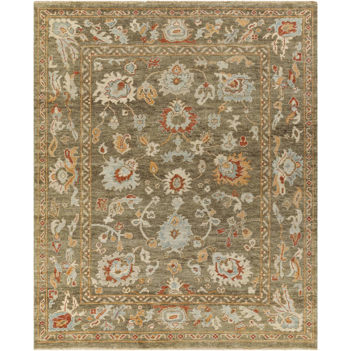 Surya REG2317-2614 Reign 168 X 30 inch Burgundy / Burnt Orange / Slate / Tan / Dark Brown / Camel Handmade Rug in 2.5 x 14