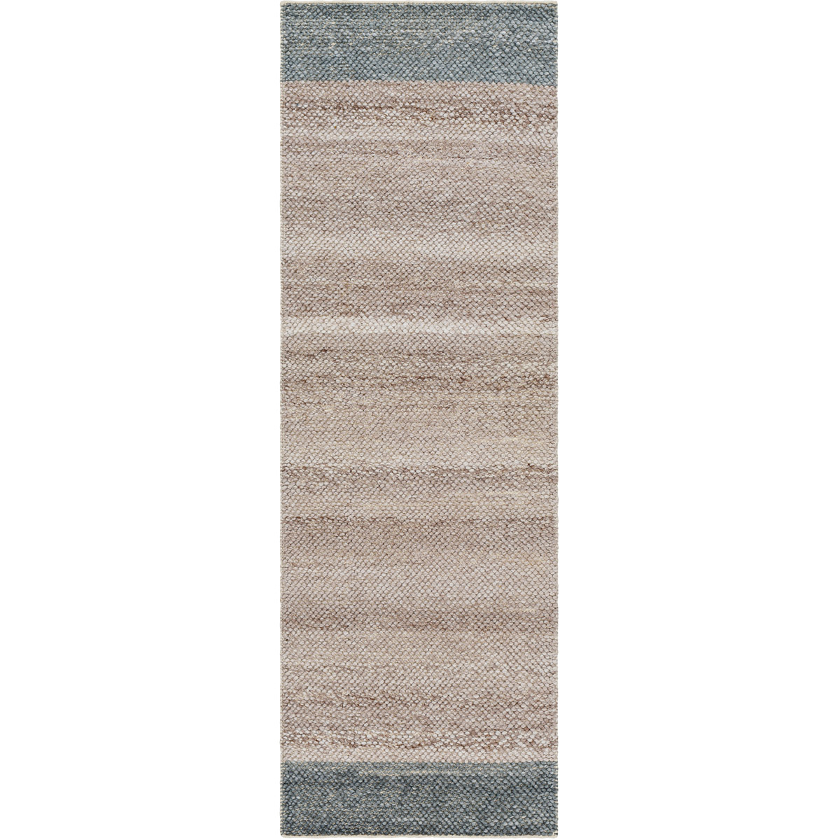REK2308-268 2 ft. 6 in. x 8 ft. Reika Rectangle Hand Woven Rug, Cream & Grey