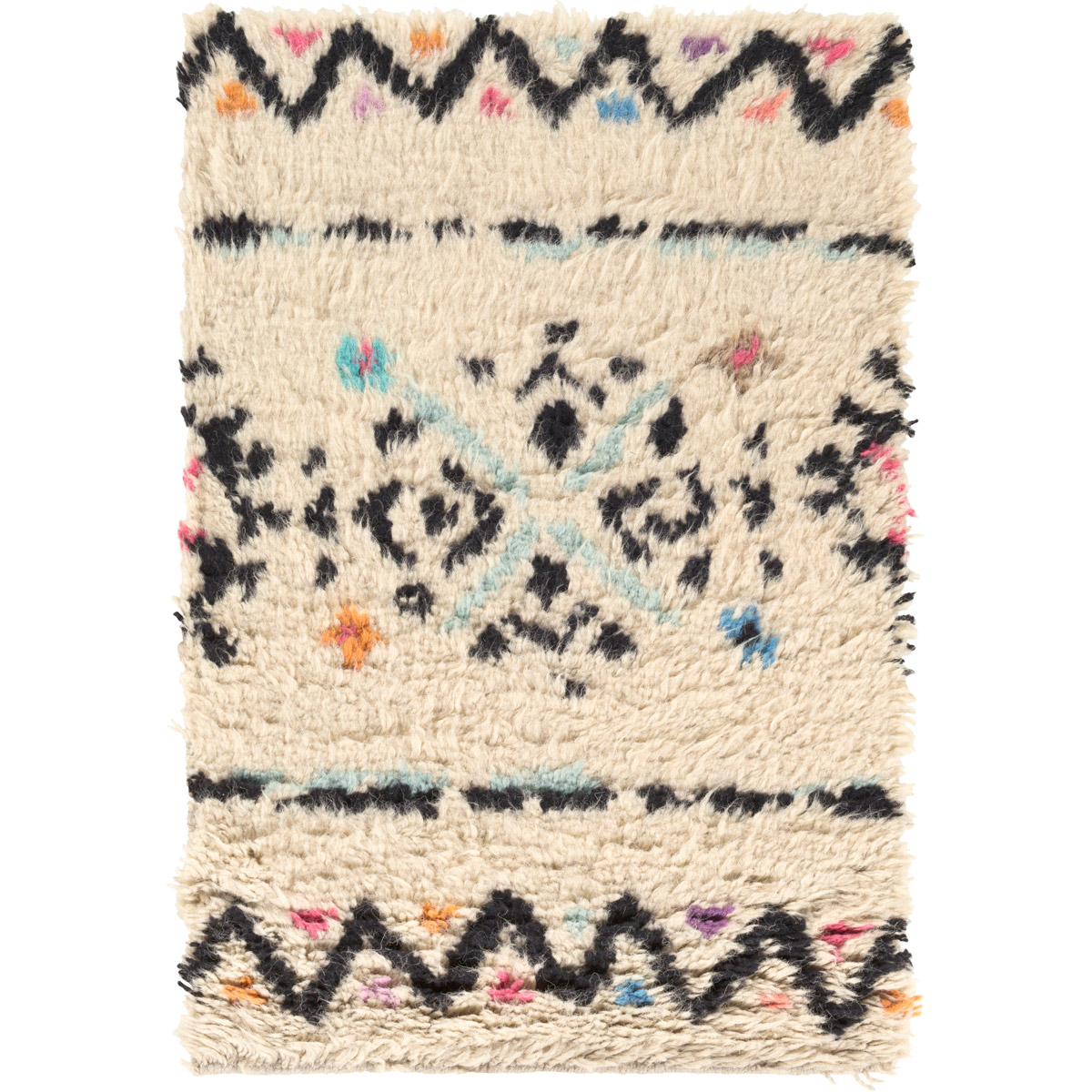 Surya RID3003-46 Riad 72 X 48 inch Ivory Rug in 4 X 6, Rectangle