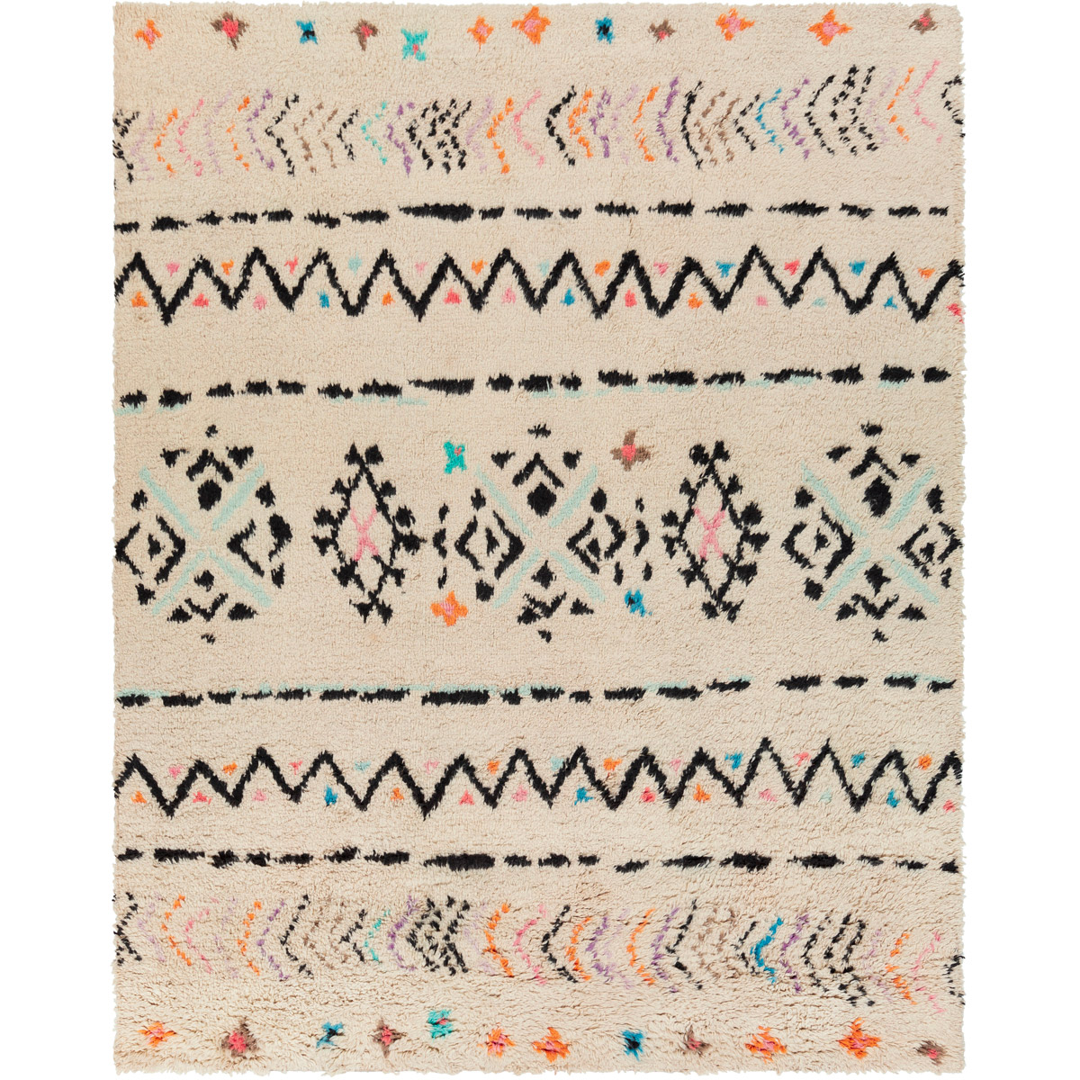 Surya RID3003-810 Riad 120 X 96 inch Ivory Rug in 8 x 10, Rectangle