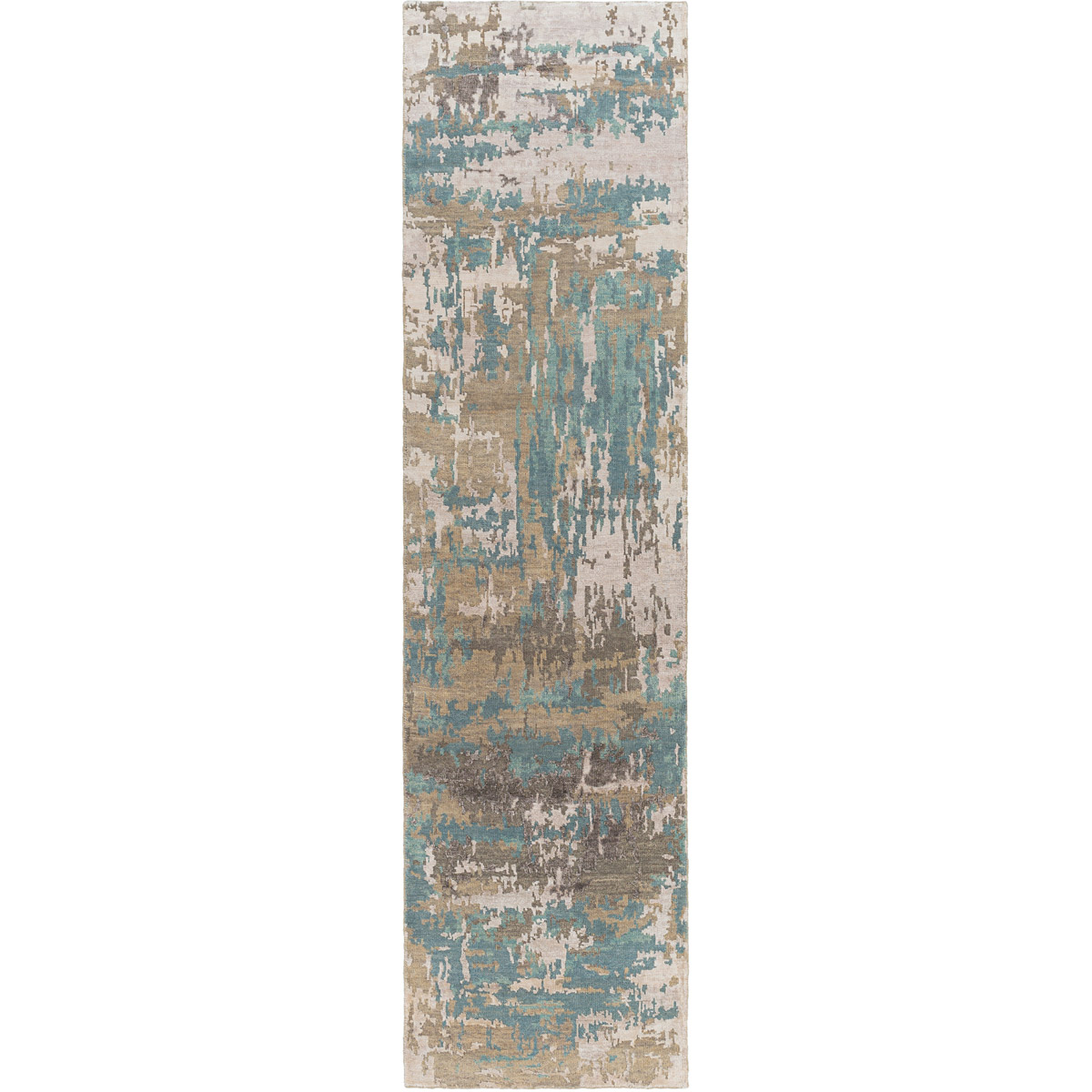 Surya RTE2301-2610 Arte 120 X 30 inch Dusty Sage Rug in 2.5 X 10, Runner