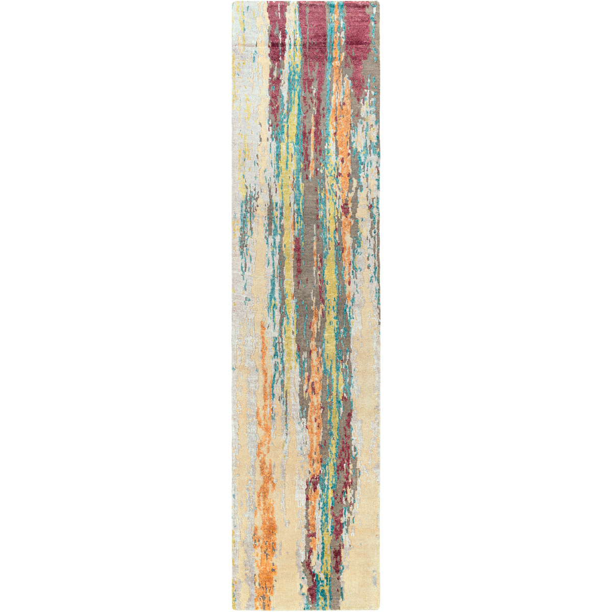 Surya RTE2308-2610 Arte 120 X 30 inch Charcoal Rug in 2.5 X 10, Runner