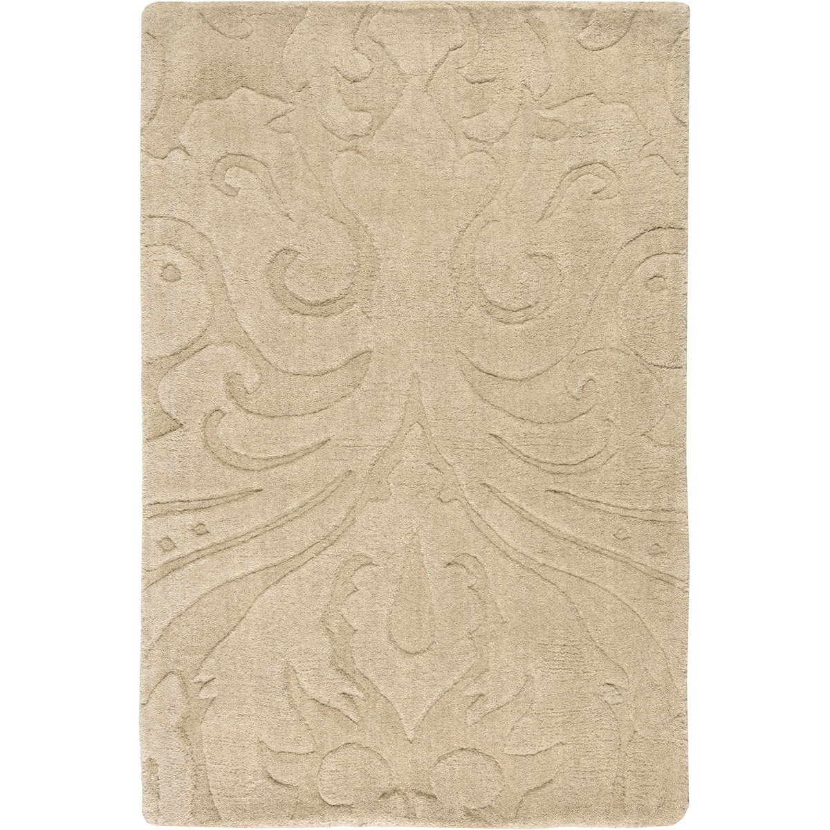 Surya SCU751223 Sculpture 36 X 24 inch Yellow Area Rug Wool