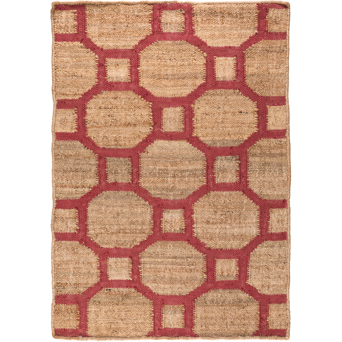 Surya SET300523 Seaport 36 X 24 inch Camel Bright Pink Rug
