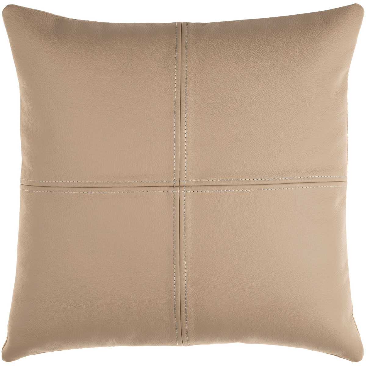Surya SFD004-2020P Sheffield 20 inch Tan Pillow Kit, Square
