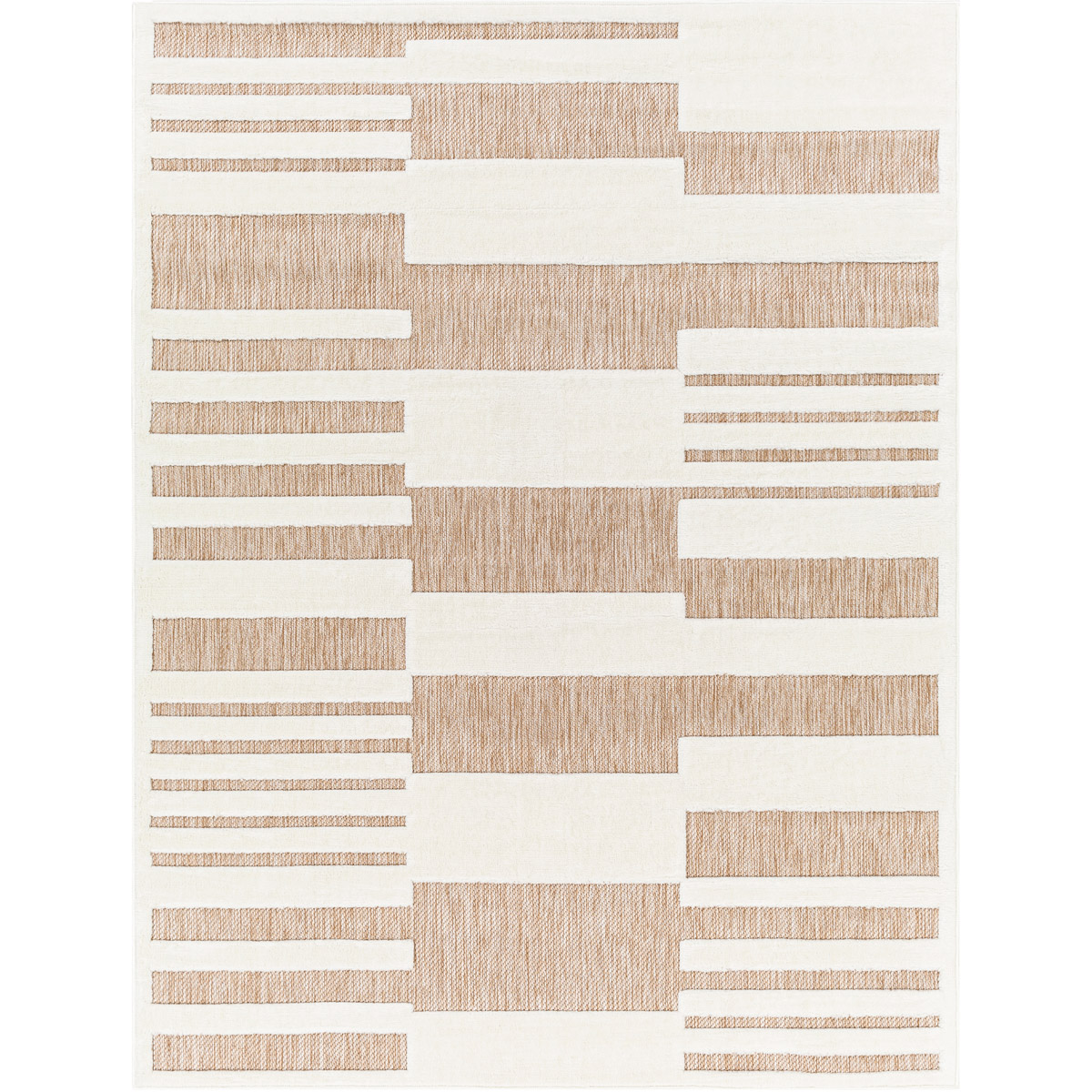 Surya SFG2342-537 San Diego 84 X 63 inch Taupe Outdoor Rug, Rectangle