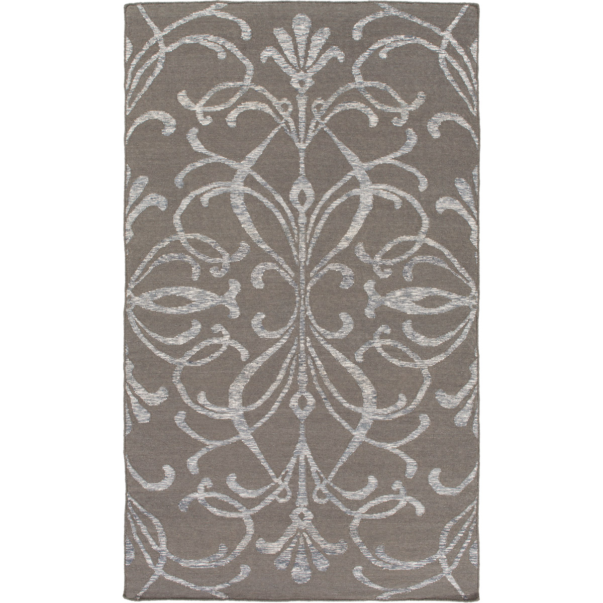 Surya SLM1029-913 Stallman 156 X 108 inch Brown and Green Area Rug, Wool, Viscose, and Cotton