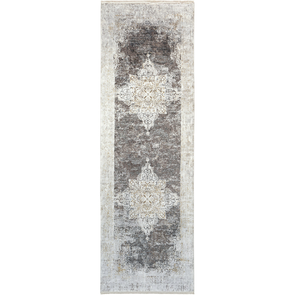 Surya SOR2305-3910 Solar 118 X 36 inch Black Rug in 3 x 10, Runner