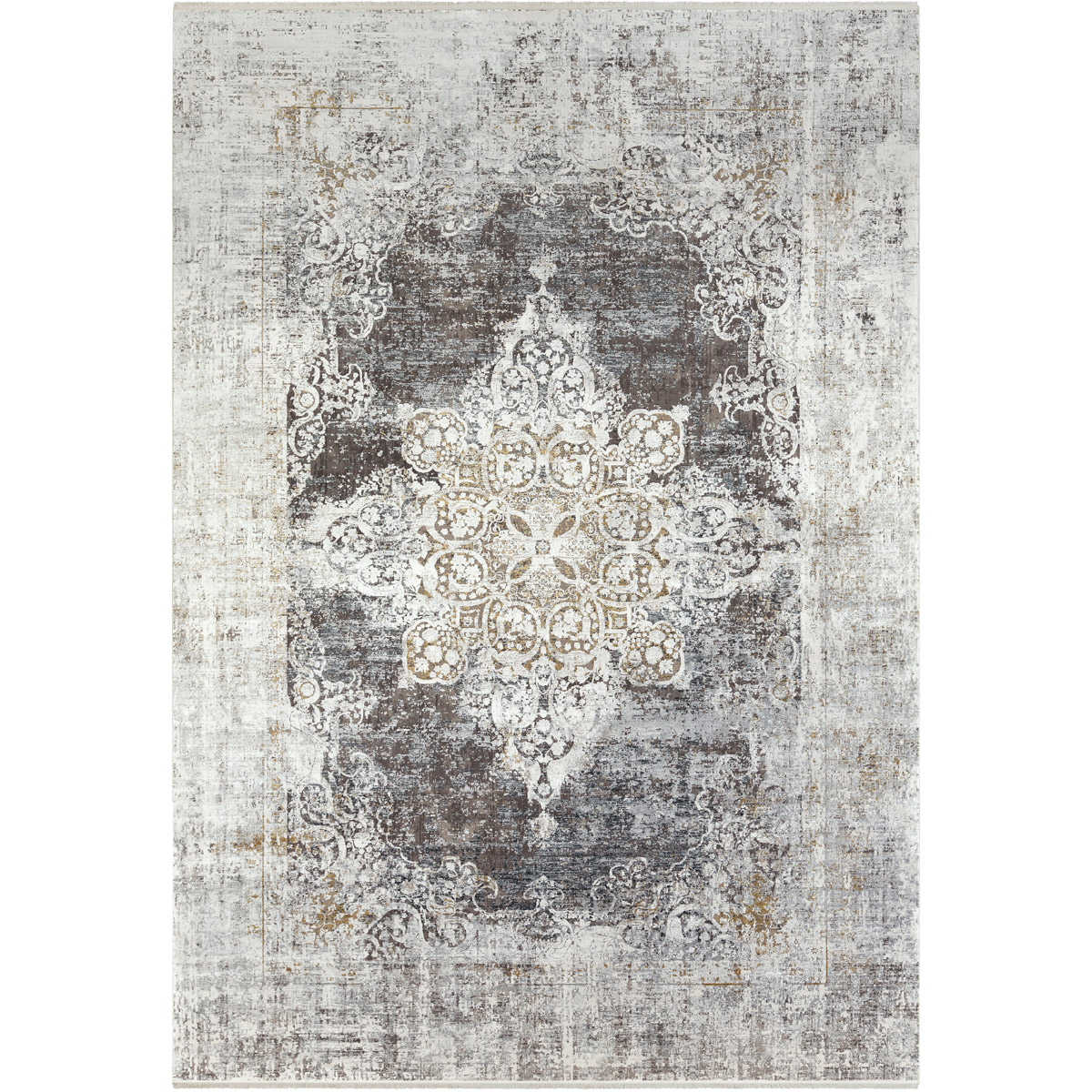 Surya SOR2305-76112 Solar 134 X 90 inch Black Rug in 8 x 11, Rectangle