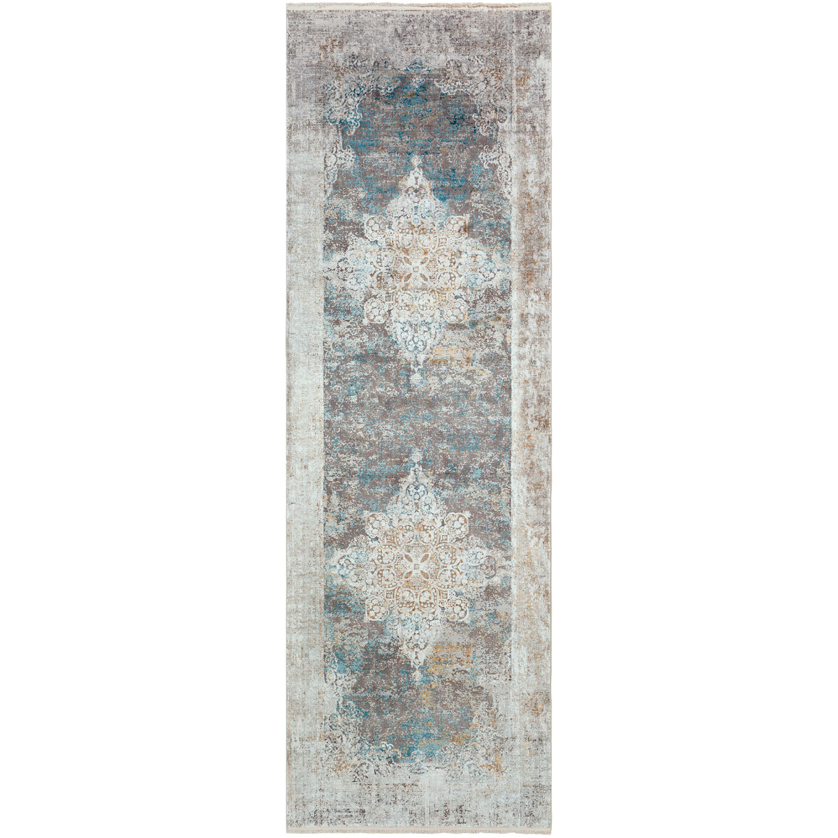 Surya SOR2306-3910 Solar 118 X 36 inch Sky Blue Rug in 3 x 10, Runner