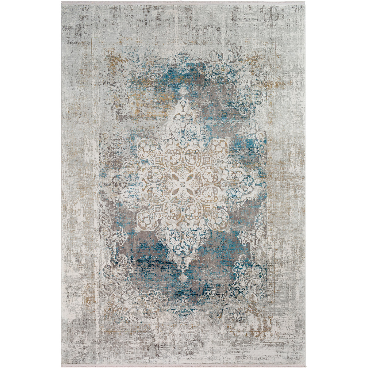 Surya SOR2306-576 Solar 90 X 60 inch Sky Blue Rug in 5 x 8, Rectangle