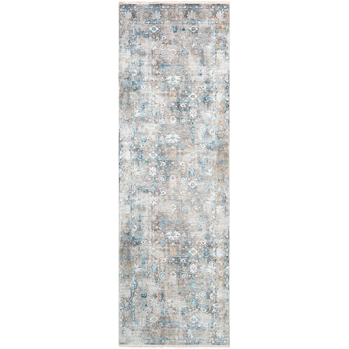 Surya SOR2307-3910 Solar 118 X 36 inch Sky Blue Rug in 3 x 10, Runner