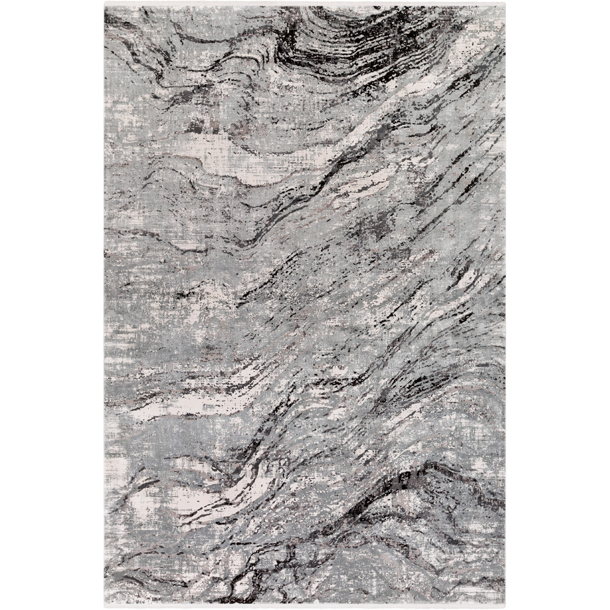 Surya SOR2309-1215 Solar 180 X 144 inch Charcoal Rug in 12 x 15, Rectangle