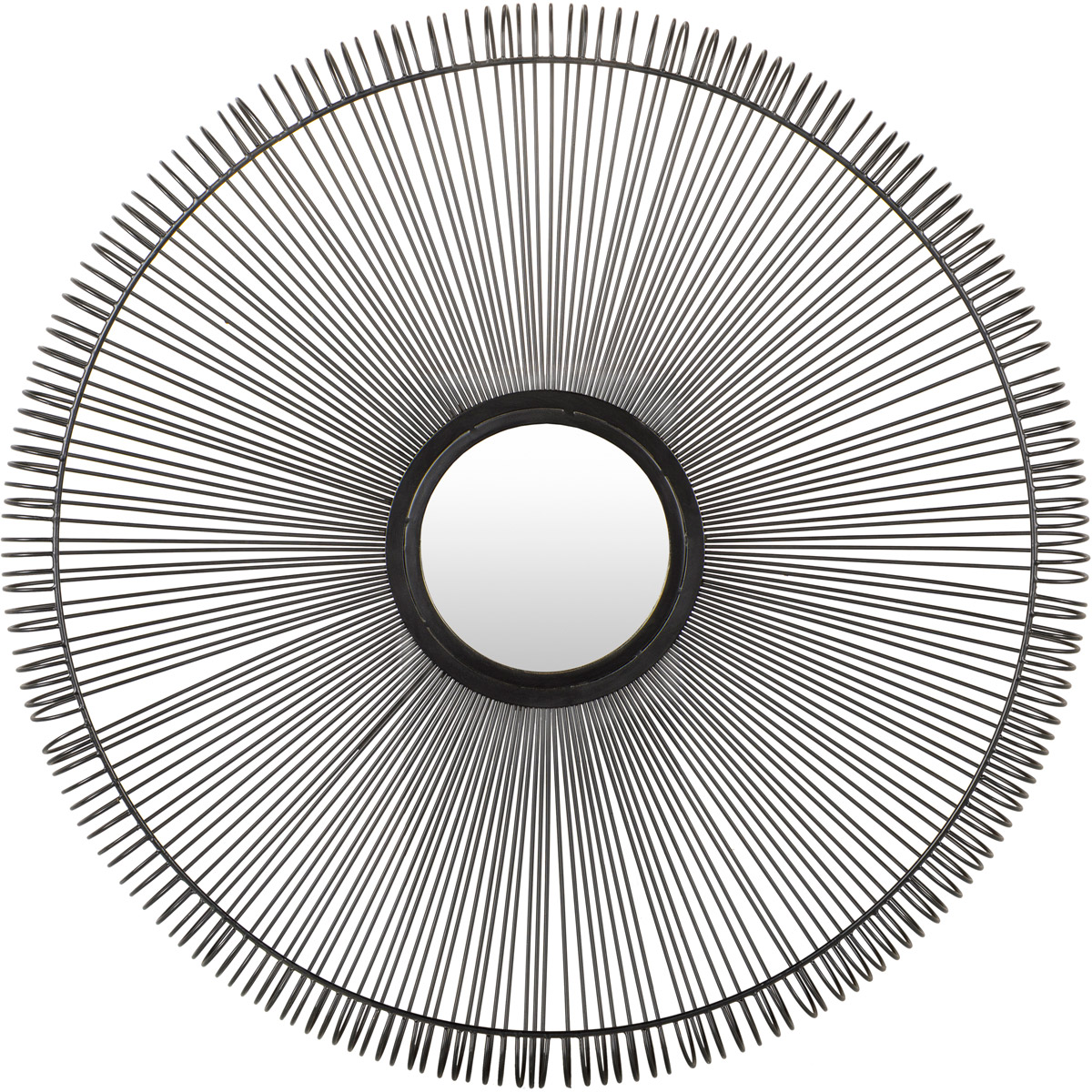 Surya SRM001-3030 Surami 30 X 30 inch Medium Grey Mirror, Round