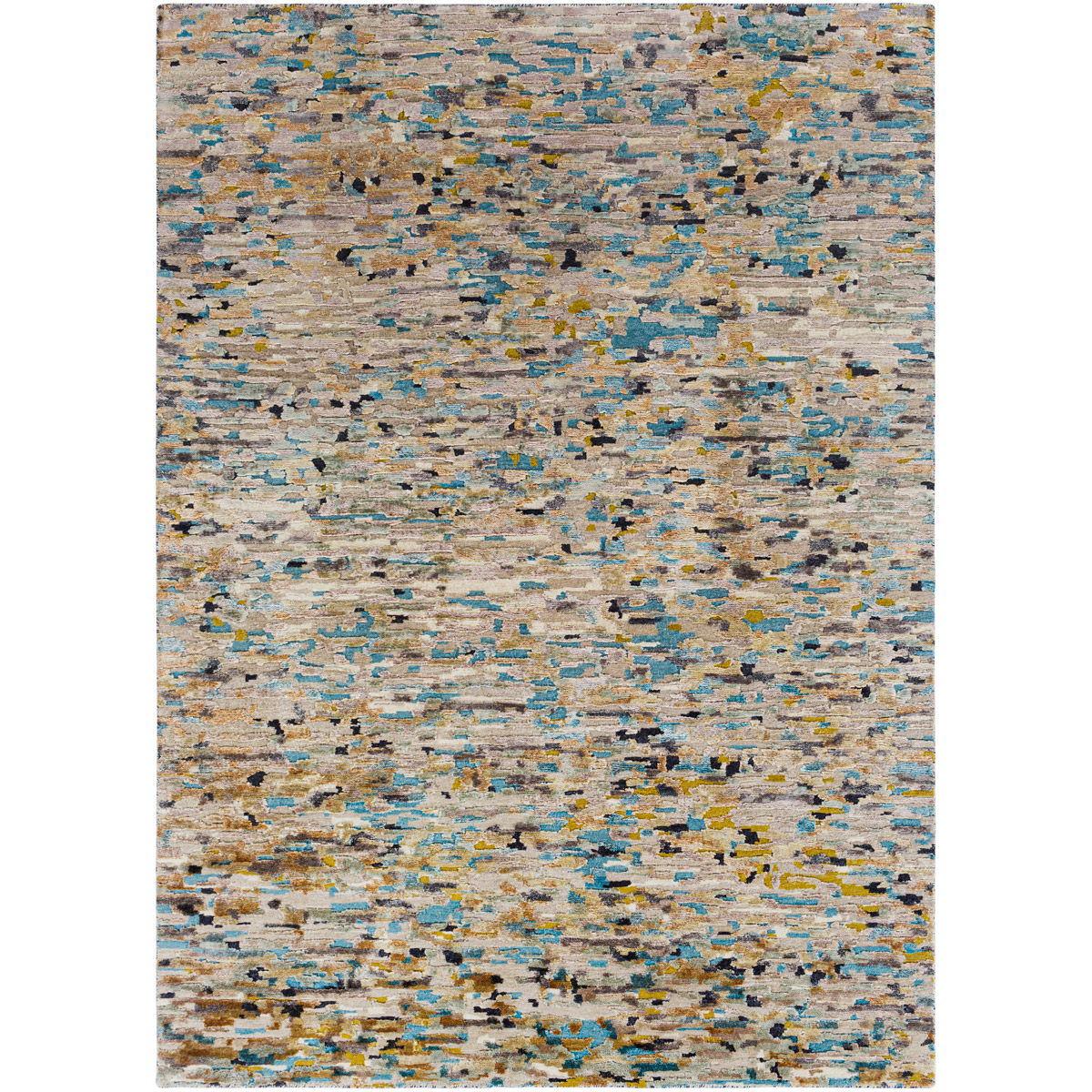 Surya SSD2300-69 Seda 108 X 72 inch Mustard Rug in 6 X 9, Rectangle