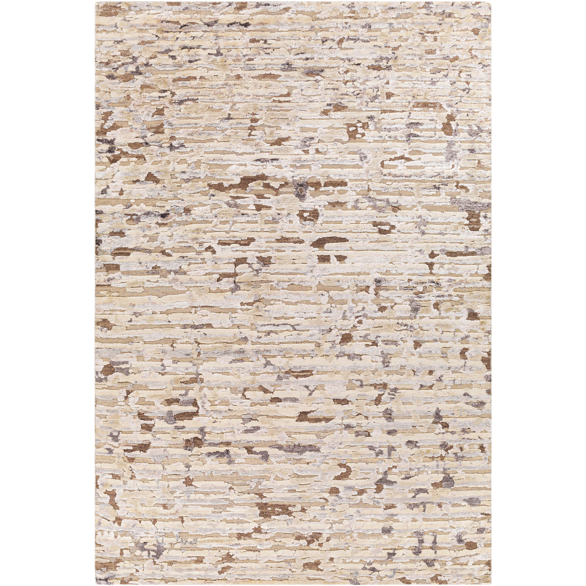 Surya SSD2301-69 Seda 108 X 72 inch Black Rug in 6 X 9, Rectangle