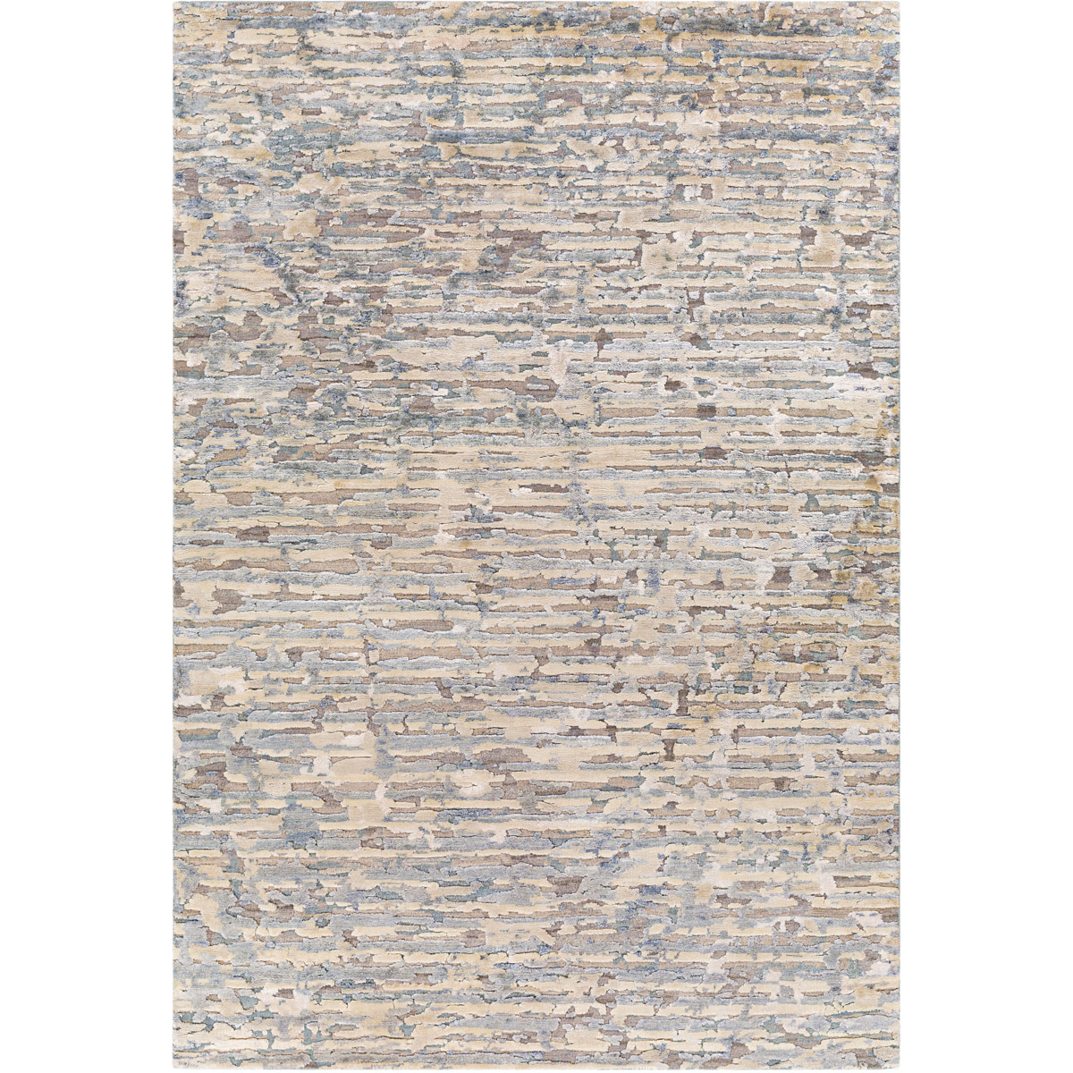 Surya SSD2302-69 Seda 108 X 72 inch Black Rug in 6 X 9, Rectangle