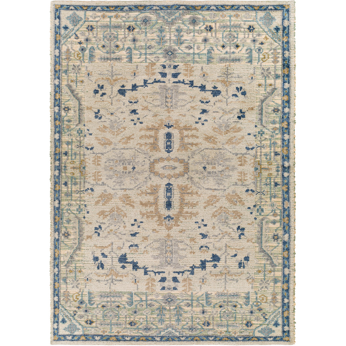 Surya STM2302-1215 St Moritz 180 X 144 inch Blue Rug in 12 x 15, Rectangle