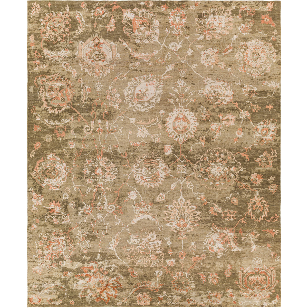 Surya SUF2304-912 Sufi 144 X 108 inch Brick Red Rug in 9 X 12, Rectangle