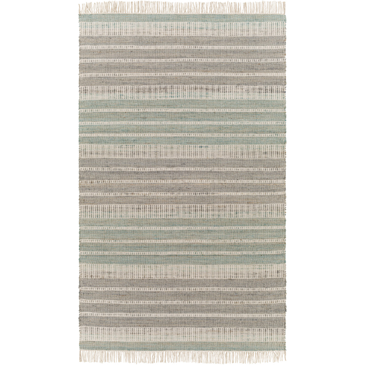 TBO2303-23 2 x 3 ft. Trabzon Rectangle Area Rug, Gray & Green