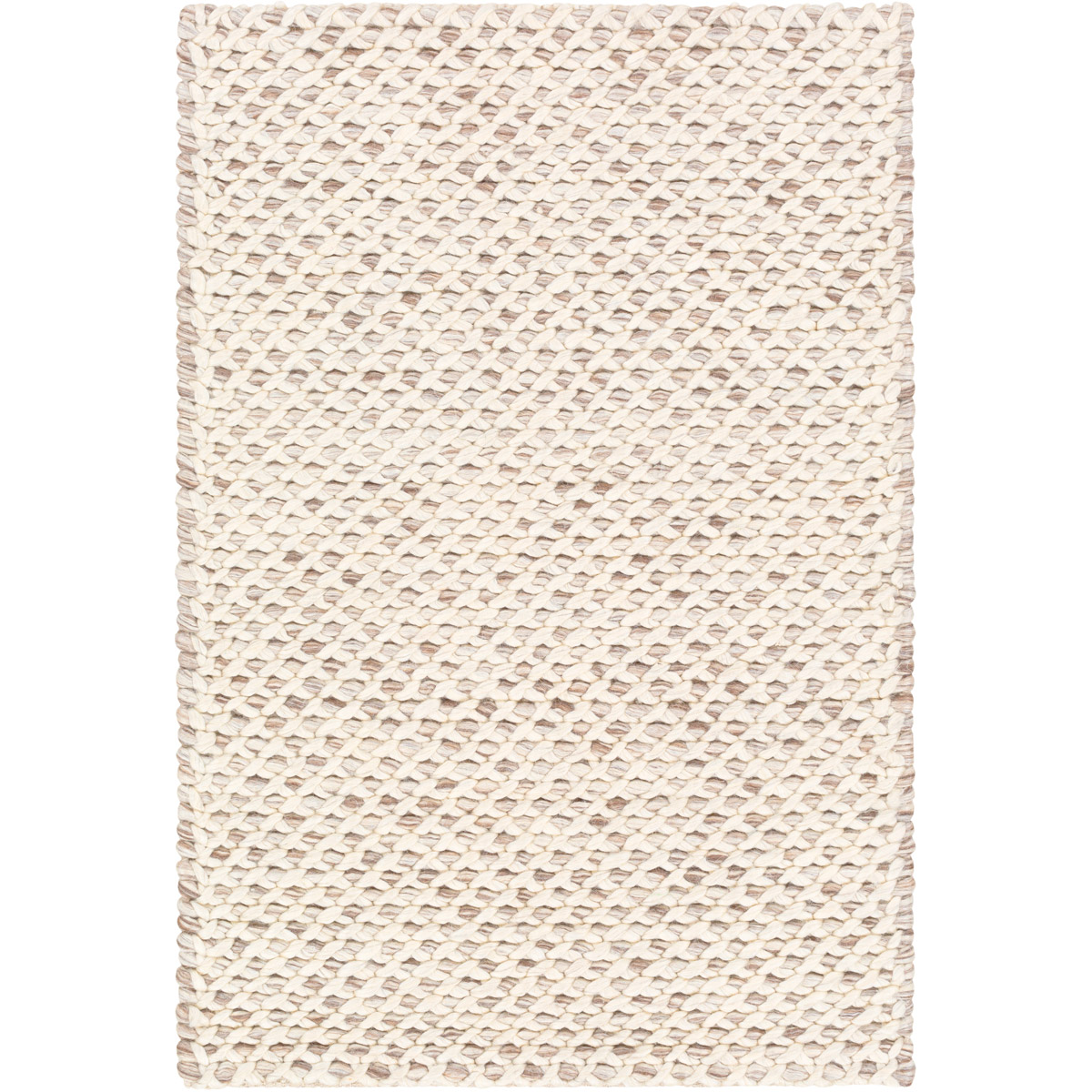 Surya TEL2300-23 Telluride 36 X 24 inch Dark Brown Rug in 2 x 3, Rectangle