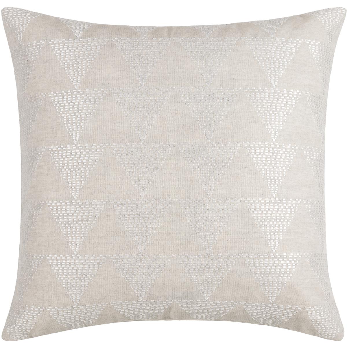 Surya THE001-2020P Theodore 20 X 20 inch Beige/Off-White Accent Pillow