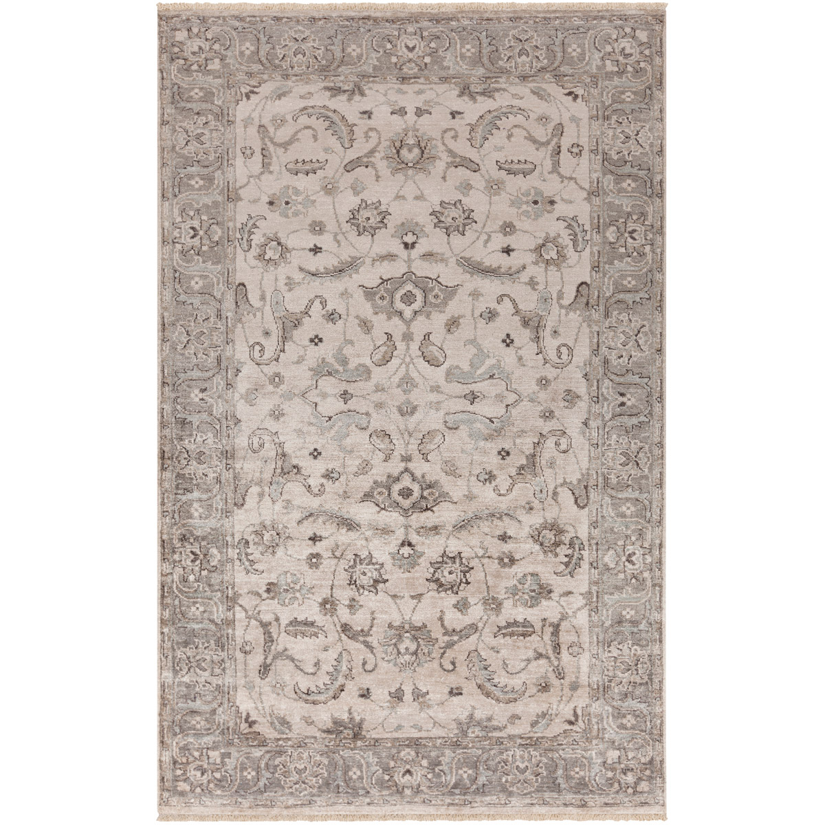 Surya THO3003-1215 Theodora 180 X 144 inch Gray Rug in 12 x 15, Rectangle