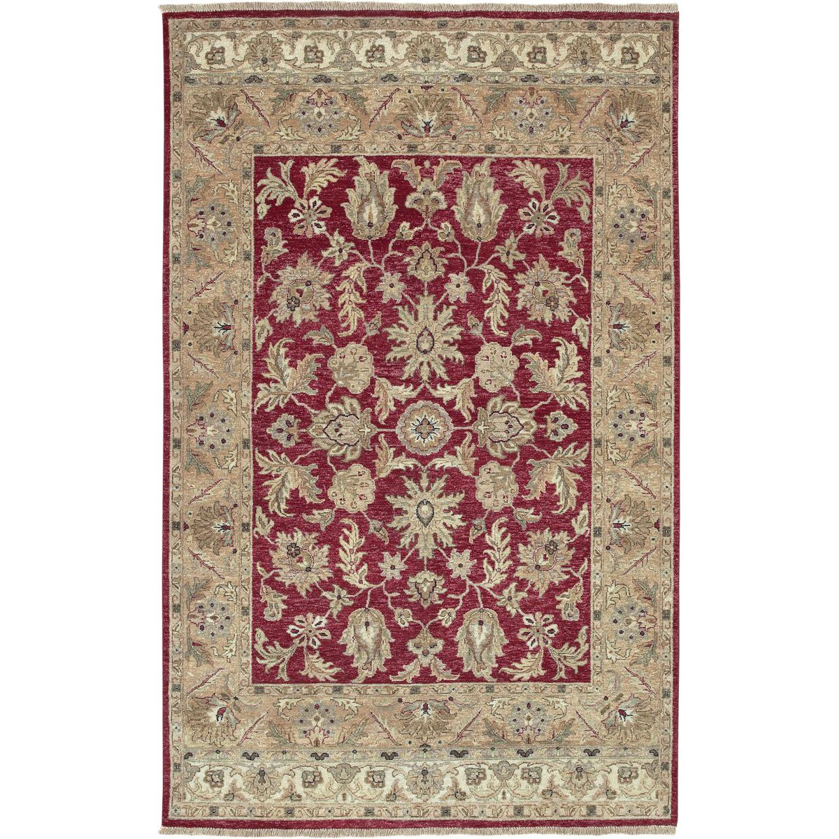 Surya TIM7901-913 Timeless 156 X 108 inch Dark Red, Wheat, Olive Rug