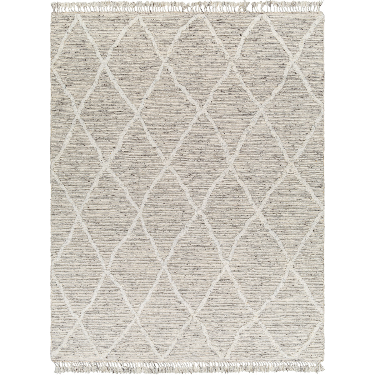 Surya TNF2302-23 Tenerife 36 X 24 inch Light Gray Rug, Rectangle