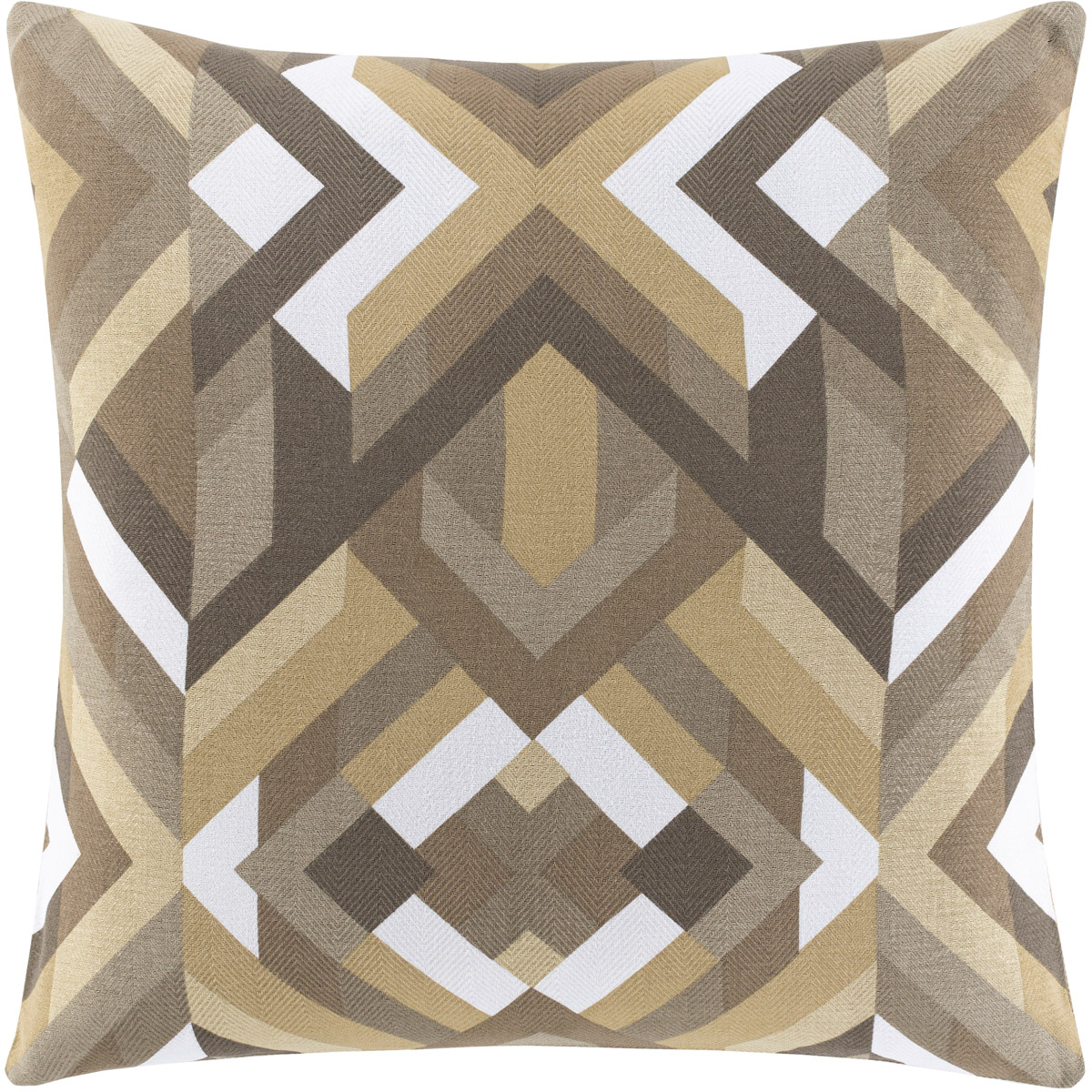 Surya TO016-2222P Teori 22 X 22 inch White Pillow Kit, Square
