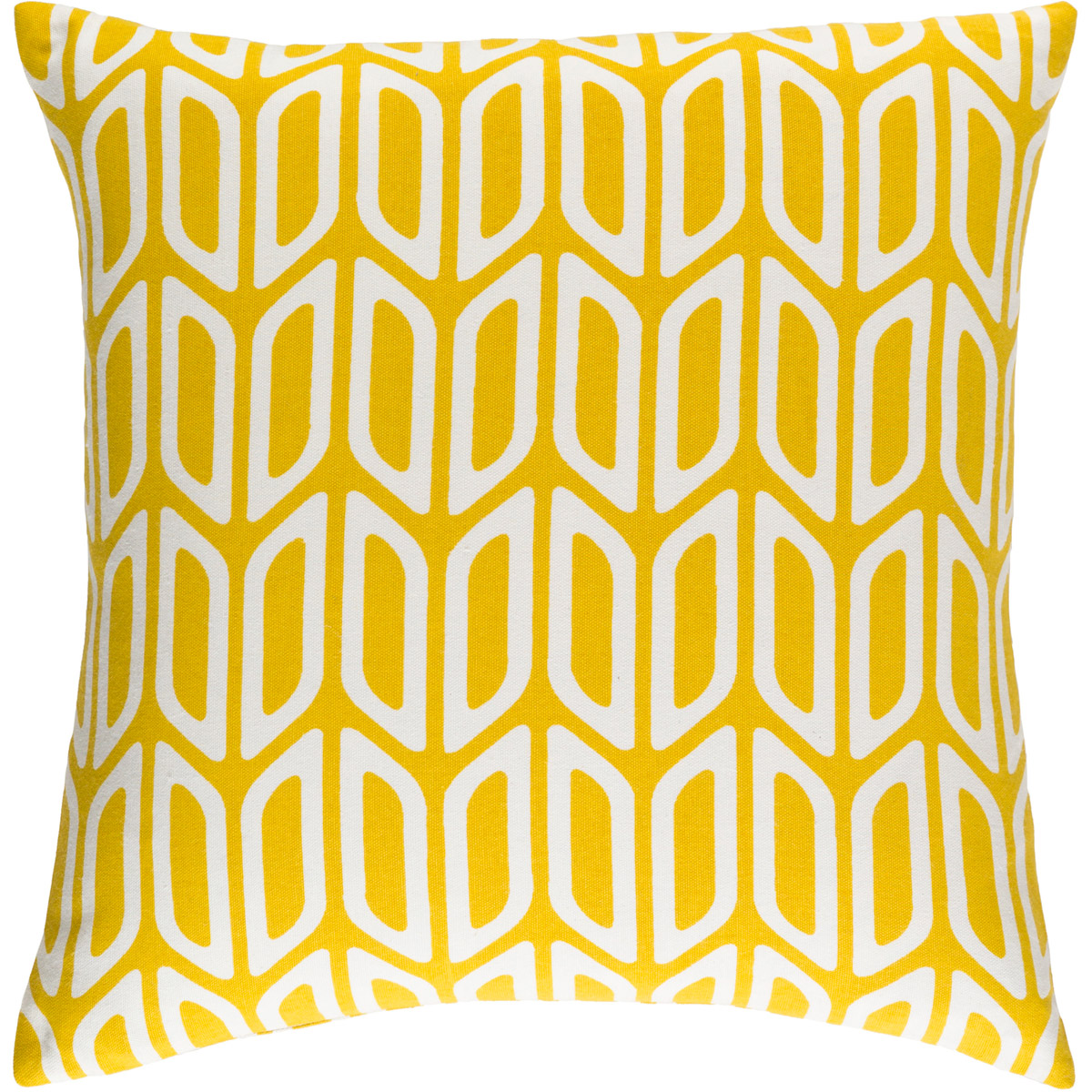 TRUD7134-1818P Trudy Nellie Throw Pillow Cover & Poly Insert- Yellow