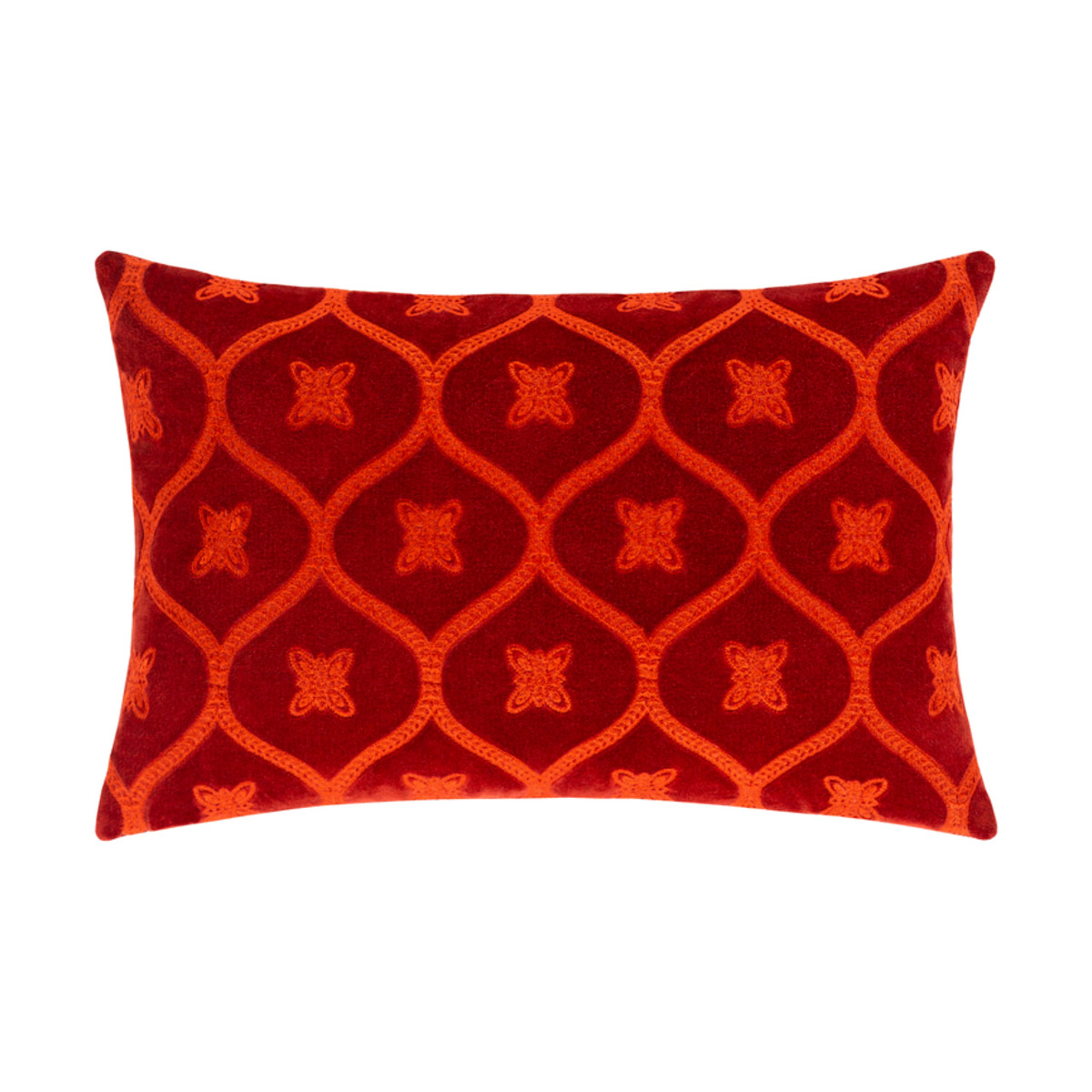 Surya TUE004-1320P Toulouse 20 X 13 inch Burnt Orange/Dark Brown Pillow Kit, Lumbar