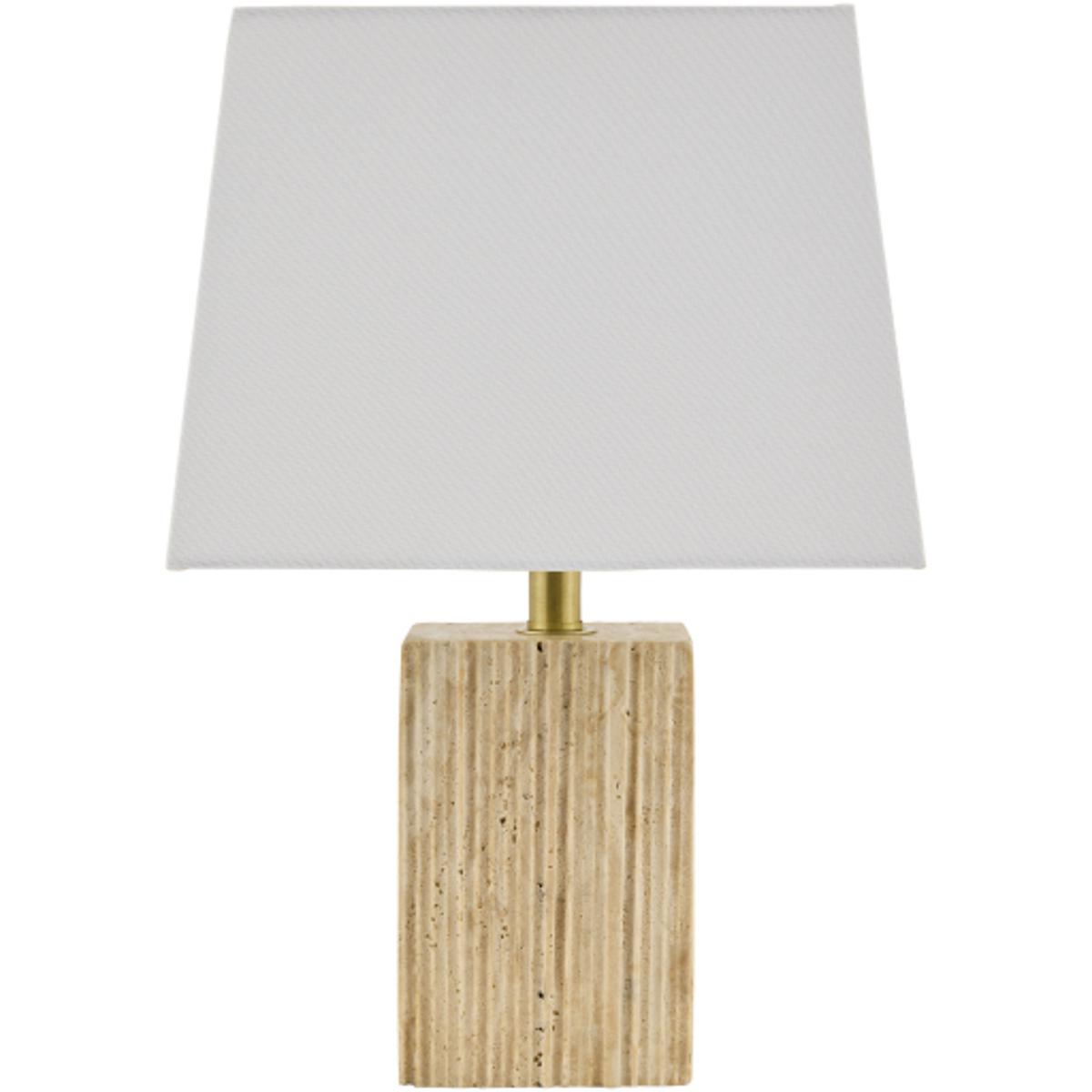 Surya TYE-001 Taboye 19.25 inch 100 watt Natural Accent Table Lamp Portable Light