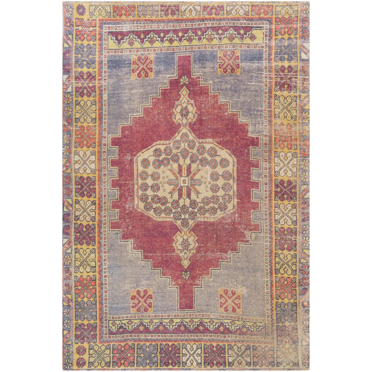 Surya UNQ230923 Unique 36 X 24 inch Bright RedSaffronWheatIvoryBright Yellow Rugs Rectangle