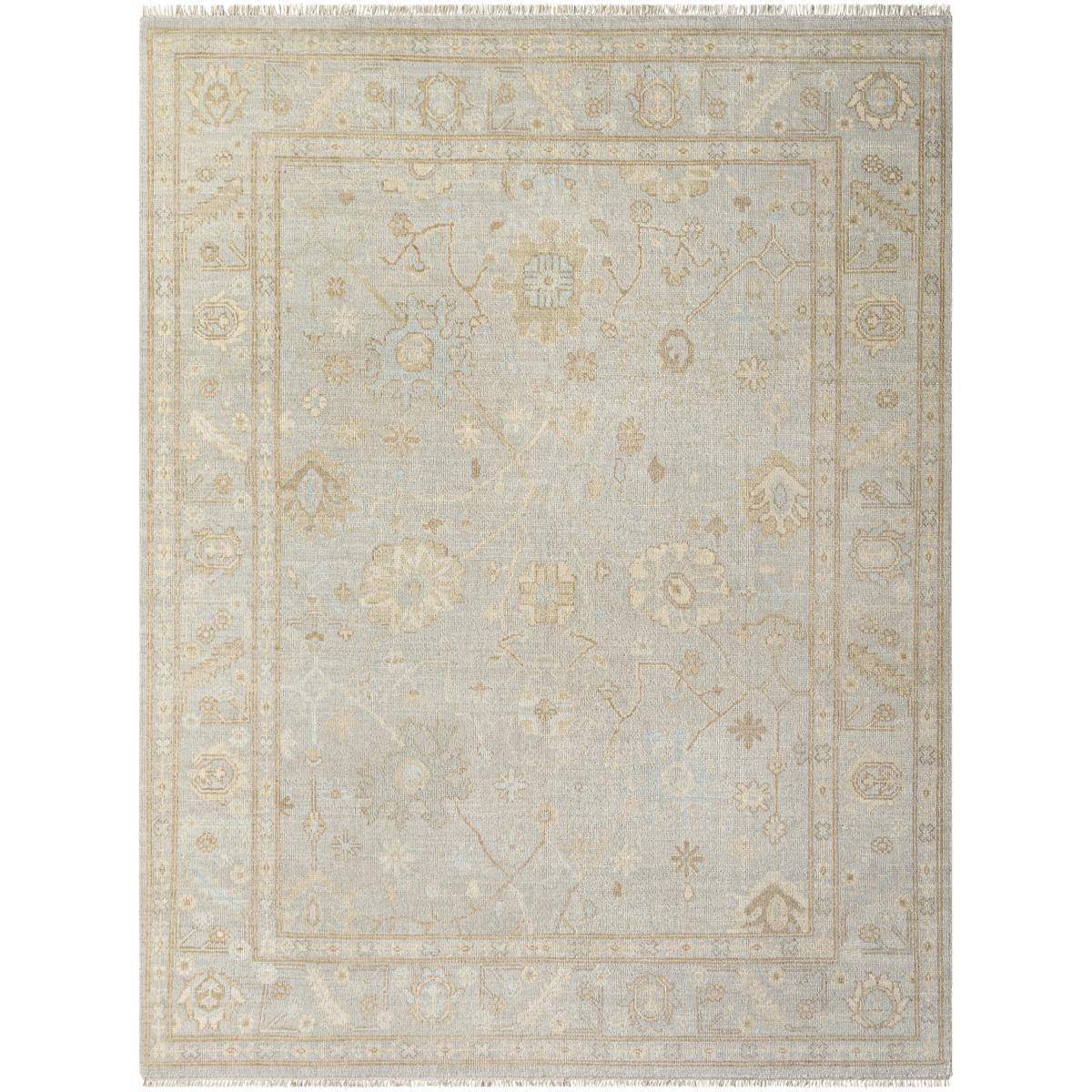 Surya USK2304-81012 Ushak 144 X 106 inch Ash / Khaki Handmade Rug in 9 x 12