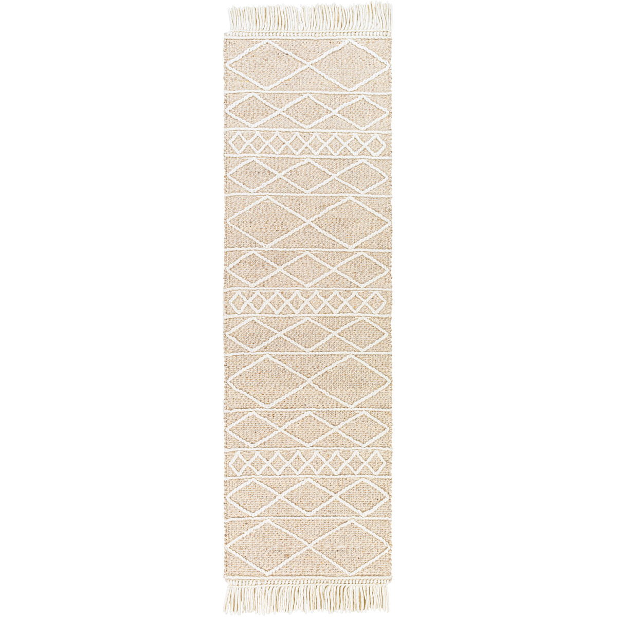 UTT2304-268 2 ft. 6 in. x 8 ft. 30 Percent Ployster Uttar Rectangular Hand Wooven Rug