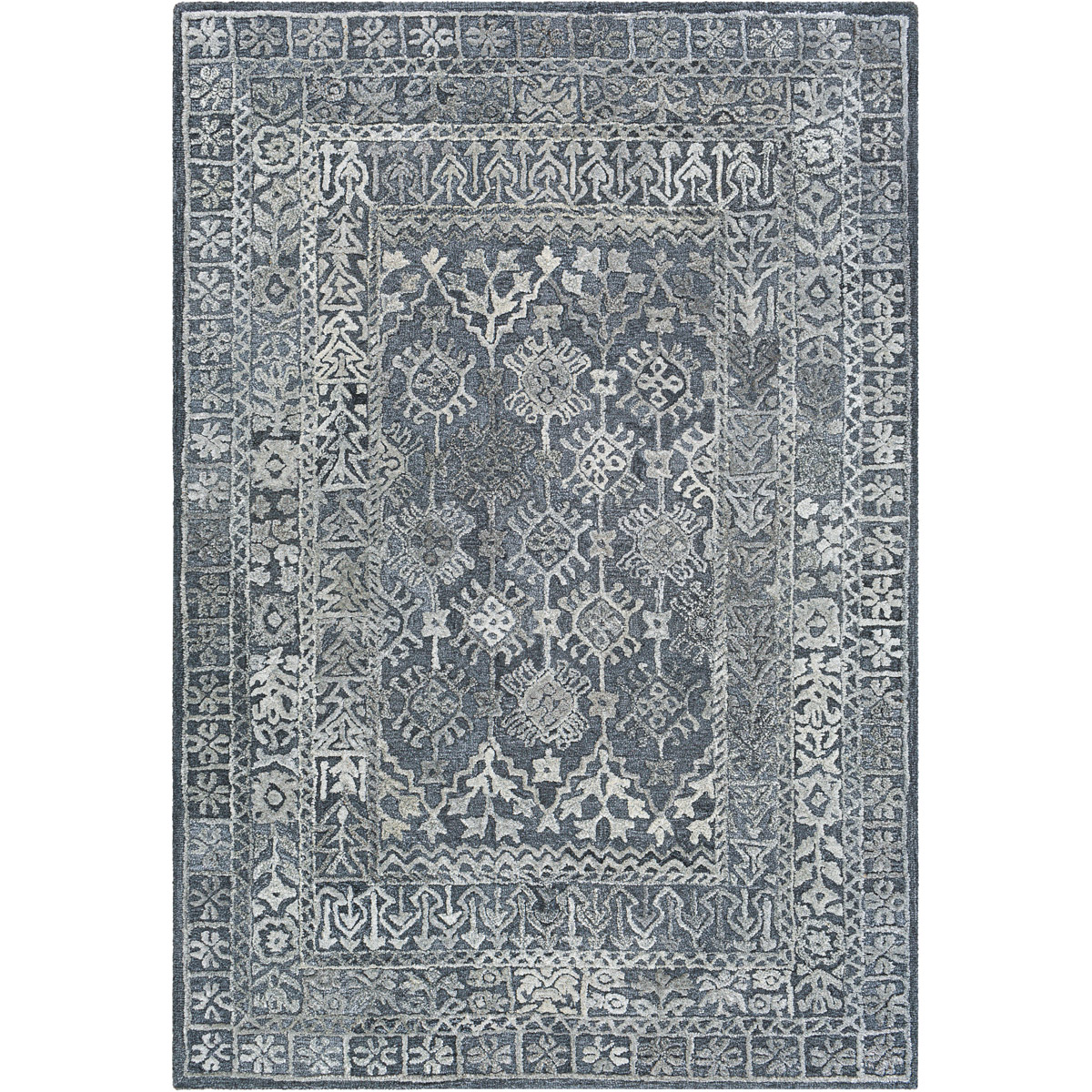 Surya VCR230523 Vancouver 36 X 24 inch Light Slate Rug in 2 x 3 Rectangle