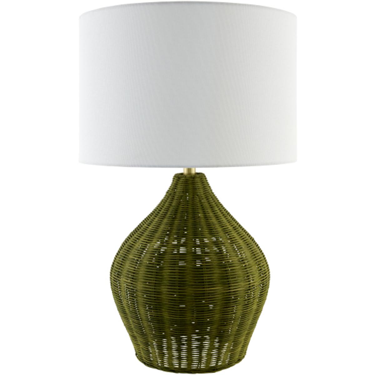 Surya VES-001 Velles 27.5 inch 100 watt Hand Painted and Plated Accent Table Lamp Portable Light