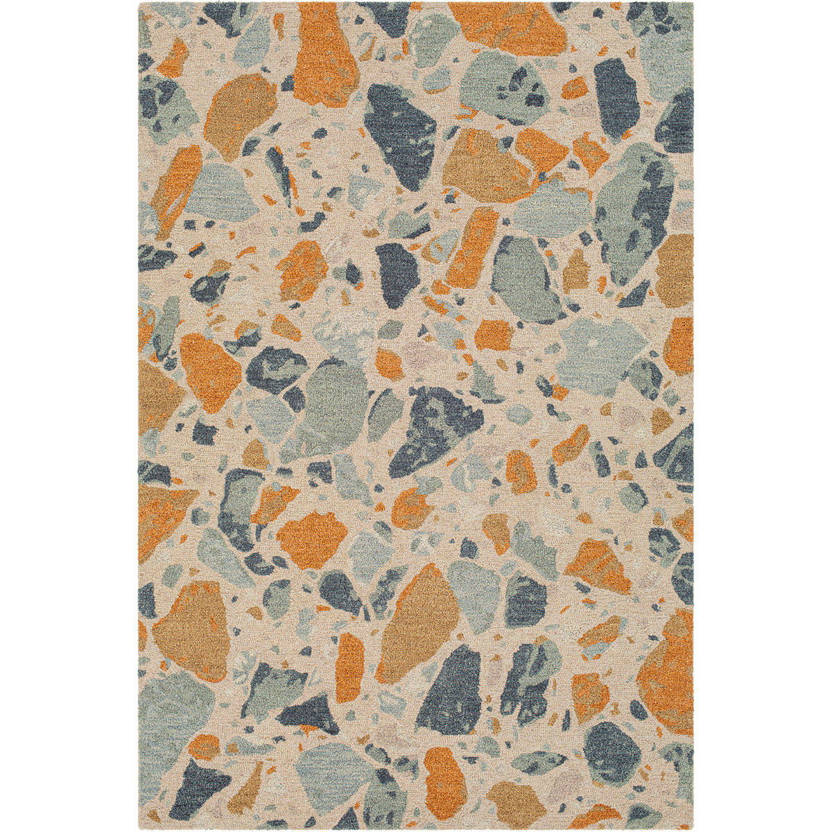 WIN2300-576 5 ft. x 7 ft. 6 in. Winchester Hand Tufted Modern Rectangle Area Rug, Multi Color