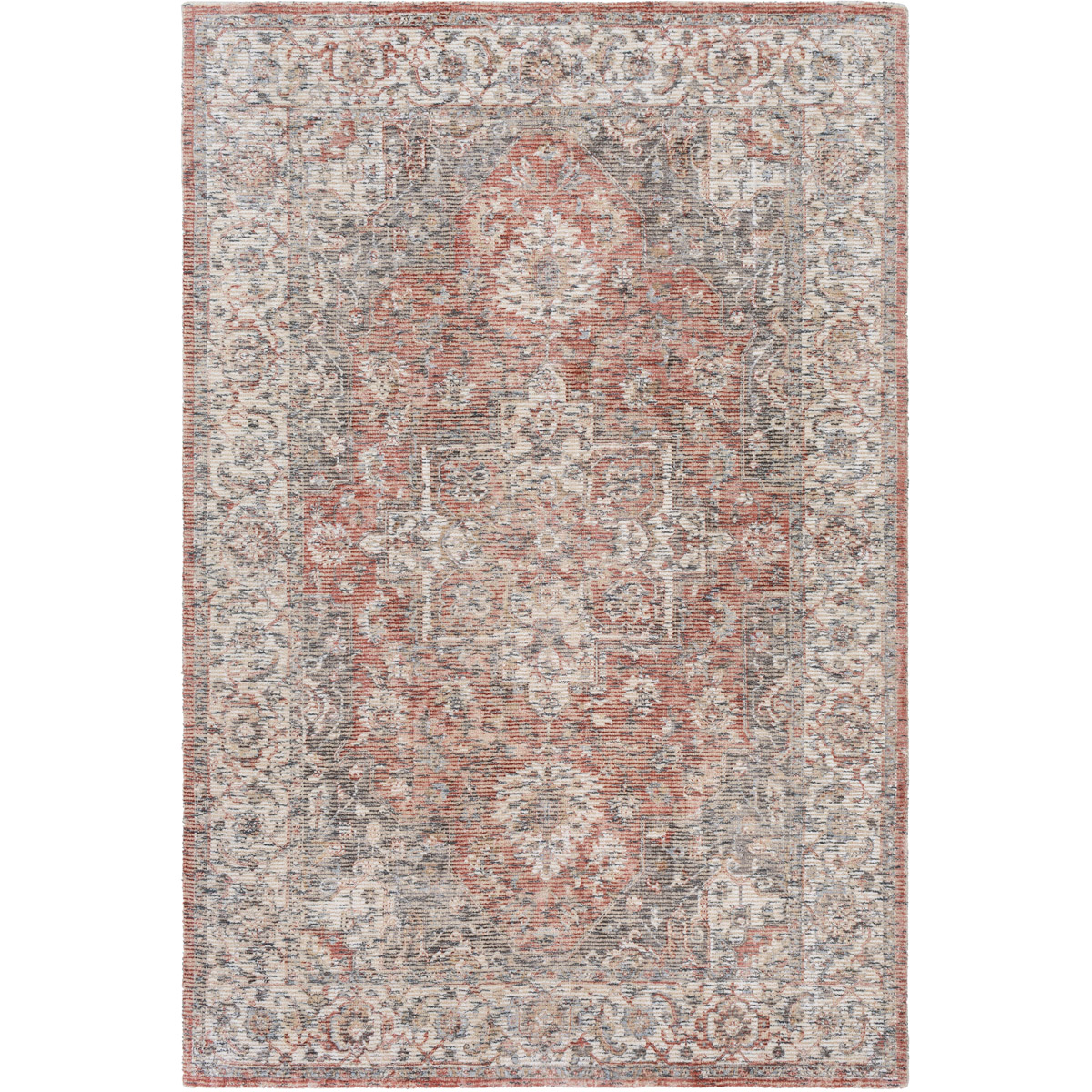 Surya WSN2304-23 Wilson 36 X 24 inch Brick Red Rug in 2 x 3, Rectangle