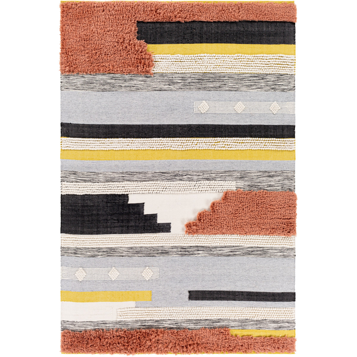 YUV2300-81012 8 ft. 10 in. x 12 ft. Yuva Hand Woven Rectangle Rug - Multi Color
